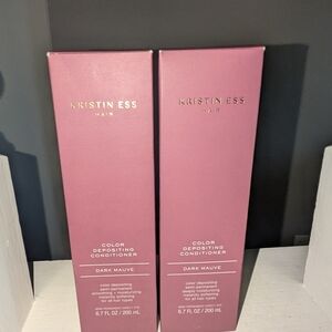 Kristin Ess Dark Mauve Color Depositing Conditioner 1 Full Box 1 Box Is 1/4 Full